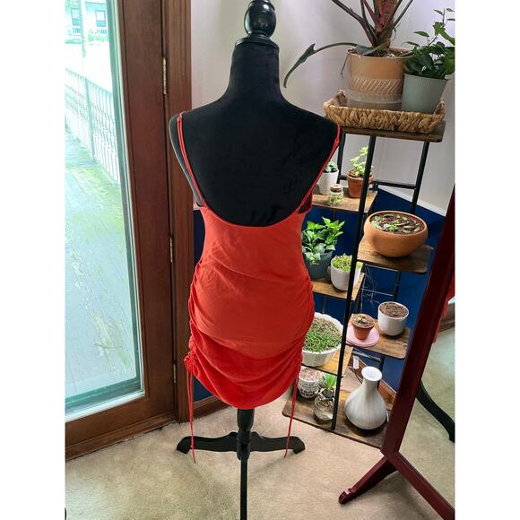 Intimately Free People Coral Scrunch Detail Slip Dress - Picture 3 of 6